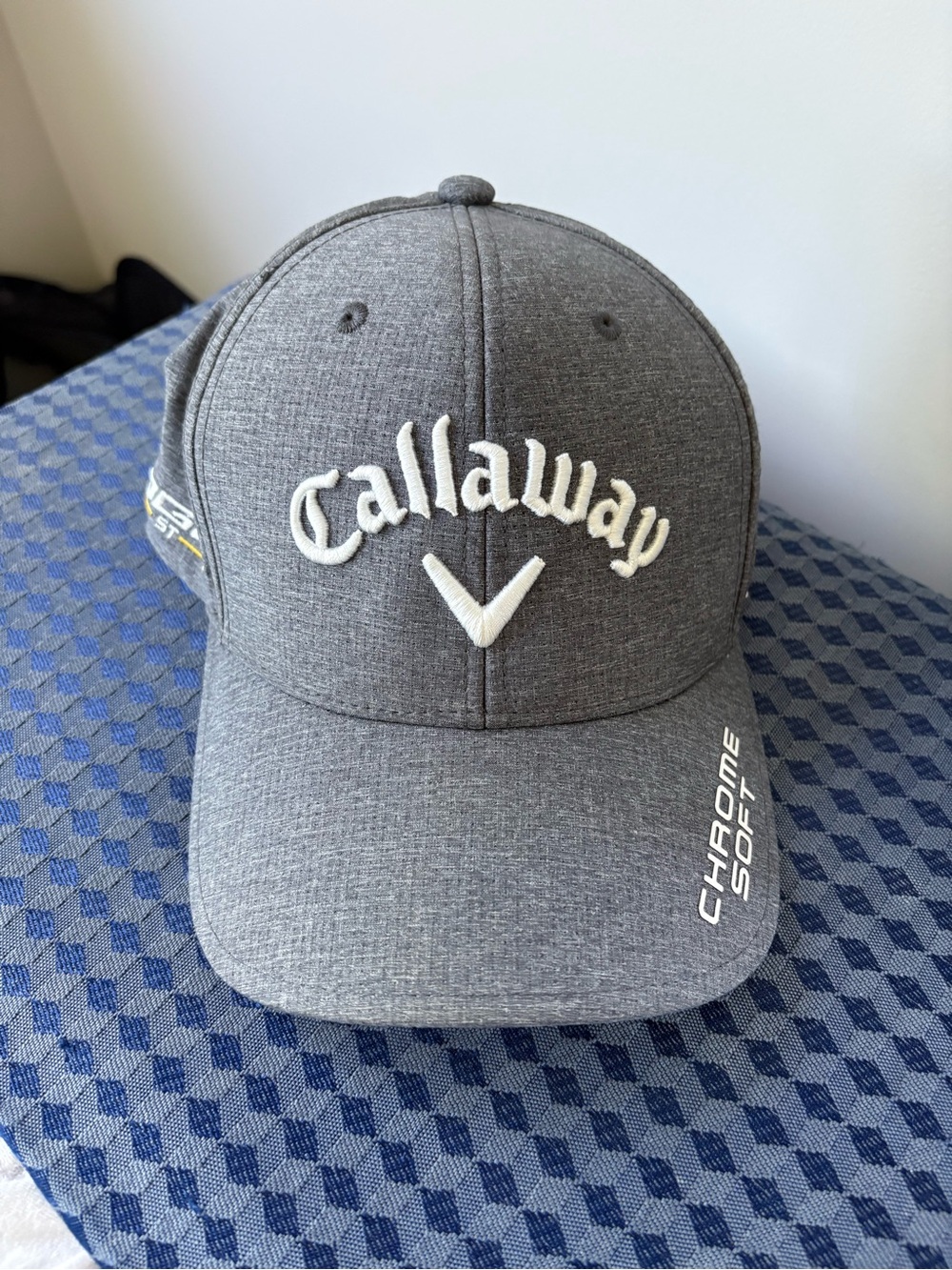 Callaway Gray Heather Embroidered Logo Golf Hat